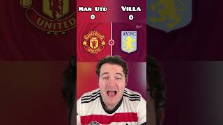 Match Reaction Man Utd vs Villa matchreaction [upl. by Ainsley134]