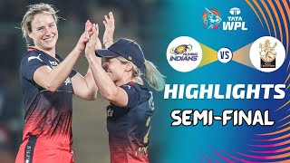 SEMIFINAL Women IPL Highlights 2024  RCB VS MI WPL 2024 Highlights cricket [upl. by Nibla939]