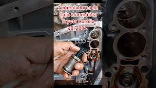 Posición de acumuladores de transmisión automática de Toyota Corolla 982002 [upl. by Adriene]