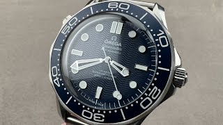 Omega Seamaster Diver 300M James Bond 60th Anniversary Edition 21030422003002 Watch Review [upl. by Airdnaed474]