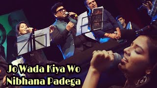 Jo Waada Kiya Wo Nibhana Padega  Gul Saxena amp Moh Salamat  Live  Mohd Rafi amp Lata Mangeshkar [upl. by Petracca]