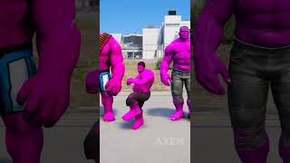 RANDOM SPIDERMAN VS PINK HULK BABY BATTLE gta5 hulk [upl. by Kotick]