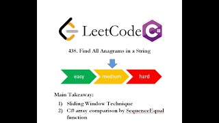 LeetCode  438 Find All Anagrams in a String  Sliding Window Technique Explained [upl. by Briana]