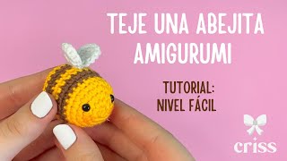 CROCHET TUTORIAL Te enseño a tejer una abejita🐝 [upl. by Ariak314]