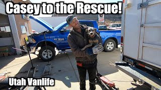 Casey to the Rescue  Utah VanLife [upl. by Anairotciv625]