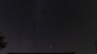 100824 Zeitraffer Nachthimmel Perseiden Sternschnuppen  Time lapse Perseid Meteor Shower [upl. by Stanwood]