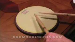 Drum Rudiments 4  Multiple Bounce Roll  DrumRudimentscom [upl. by Isej]