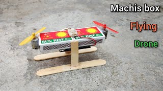 Machisbox se banaen mini fan drone helicopter DC motor project make machis box toy with [upl. by Damour]