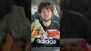 Chickfila Vs Wingstop Chicken Tenders chickfila wingstop foodreview shorts [upl. by Clift83]