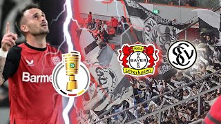 LEVERKUSEN VS ELVERSBERG HIGHLIGHTS  FREISTOSSTOR DES JAHRES FÜR BAYER💥 DFB POKAL STADIONVLOG ⚽️🔥 [upl. by Thayne710]