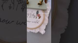 Basic Hand Embroidery  French Knot Tutorial  Beginner Embroidery youtubeshorts [upl. by Vachill]