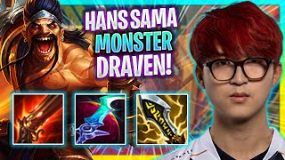 HANS SAMA IS A MONSTER WITH DRAVEN  G2 Hans Sama Plays Draven ADC vs Zeri  Preseason 2023 [upl. by Ahsened]