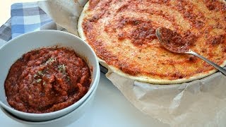 SALSA DE TOMATE PARA PIZZA RECETA FÁCIL [upl. by Eizle]