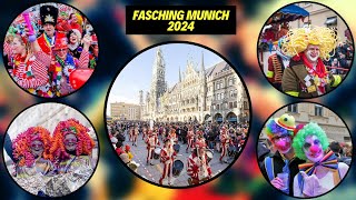 MUNICHS FASCHING 2024 A Celebration of Colors Costumes and Fun [upl. by Anirok110]