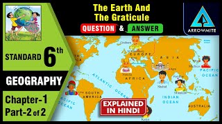 The Earth and the Graticule  Std 6  Geography  Chapter 1  Part 22  Maharashtra Board [upl. by Irisa]