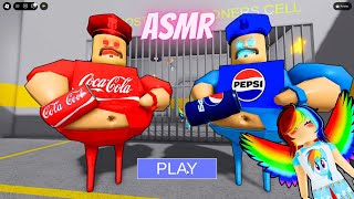 COCACOLA BARRY Vs PEPSI BARRY in BARRYS PRISON RUN SCARRY OBBY [upl. by Lalib326]