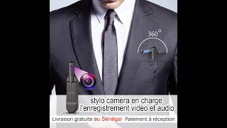 Stylo Caméra Full HD Vidéo Vocal Enregistreur [upl. by Earlene]