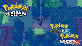 Pokemon Platinum  Eterna Forest Pokemon Black and White 2 Soundfont [upl. by Nhguav]