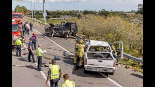 Jacksonville Fire Rescue Department responds to a double extrication accident with major trauma [upl. by Vizza]