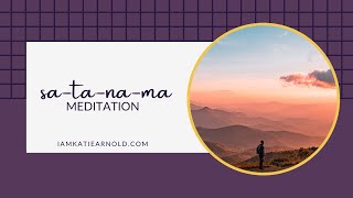 Sa Ta Na Ma Meditation  15 minute guided meditation [upl. by Notlef]