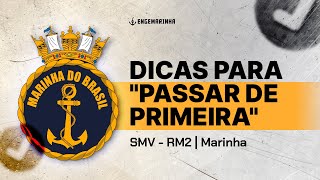 Dicas para quotpassar de primeiraquot na Prova  Concurso Marinha SMV RM2 [upl. by Ydda]