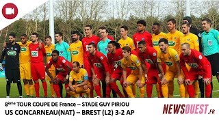 Le résumé de lUS Concarneau  Stade Brestois [upl. by Demodena]