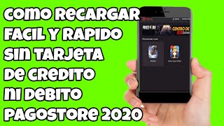 COMO RECARGAR DIAMANTES EN PAGOSTORE 2020 Y GANAR EL DOBLE DE DIAMANTES [upl. by Broida]