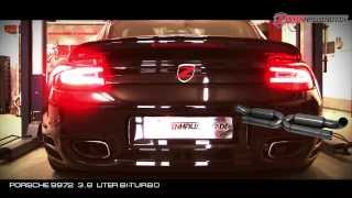 Porsche 911 9972 38L Turbo XPipe Exhaust Sound resonated Zuffenhausener [upl. by Enetsirk]