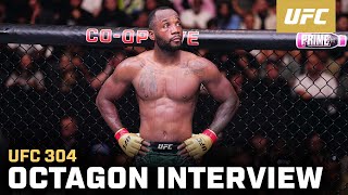 Leon Edwards Octagon Interview  UFC 304 [upl. by Jesher]