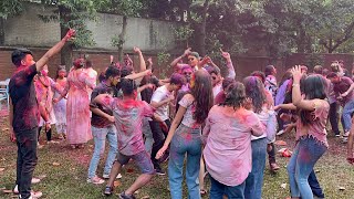 GALBANDI CHYATIYO SONG DANCE  NEPALI STUDENTS HOLI IN BANGLADESH  PRAKASH SAPUT  HOLI 2024 [upl. by Igenia]