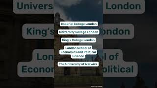 Top 5 universities in London to pursue higher education [upl. by Golda589]