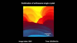 Sublimation of anthracene in air [upl. by Ire]