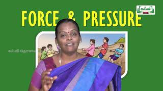 KALVI TV OFFICIAL  ஆய்வுக் கூடம்  STD 8  SCIENCE  FORCE AND PRESSURE  PART 01 [upl. by Aig]