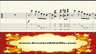 Bass tab  Jazz Arrangement  Dont Get Around Much Anymore  Chord Melody [upl. by Veleda]