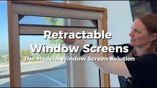 Retractable Window Screens [upl. by Aixela]