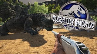 RECINTO COCODRILOS GIGANTES PREHISTORICOS JURASSIC WORLD ARK PARK 2 [upl. by Hosea593]