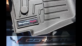 WeatherTech Floor Car Mat Quality Review On A C7 Corvette [upl. by Airretnahs]