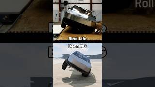 Testing Cybertruck  Real life vs BeamNG [upl. by Ruenhs]