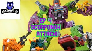 Transformers SOTA Ep 4 Titan Scorponok ATTACK Stop Motion [upl. by Amadis156]