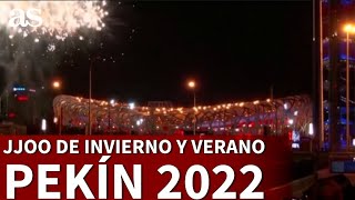 JJOO PEKÍN 2022  La CEREMONIA en el ESTADIO NACIONAL abre los JUEGOS DE INVIERNO  AS [upl. by Beaner]