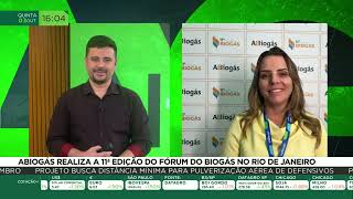 Abiogás realiza 11ª edição do Forúm do Biogás no Rio de Janeiro [upl. by Iorio676]