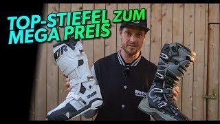 TEST THOR quotRADIALquot und ONEAL quotRMXquot  Stiefel zum günstigen Preis  20192020 [upl. by Anaeed]