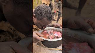 Its a Soup time this is how hadzabe cooks their favorite soup breakfast food hadzabetribe [upl. by Popelka766]