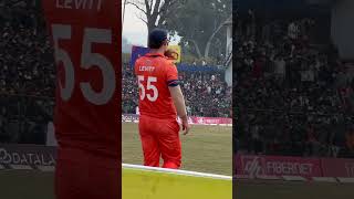 Levit Fan Moment🏏🇳🇱 nepalcricket [upl. by Wadsworth]