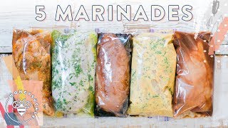 5 EASY DIY Chicken Marinades  3 Meal Ideas  HONEYSUCKLE [upl. by Ogdan755]