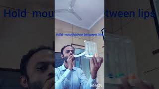 How to use Incentive Spirometer correctly pulmonaryrehab healthylungsincreaselungcapacity [upl. by Kessler522]