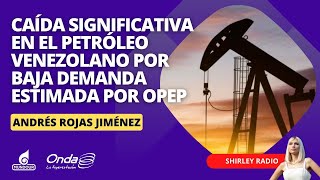 Advierten de quotcaída significativaquot en el petróleo venezolano por baja demanda estimada por OPEP [upl. by Ornas782]