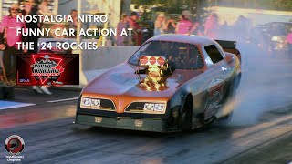 2024 NHRA ROCKY MOUNTAIN NATIONALS NOSTALGIA NITRO FUNNY CAR ACTION [upl. by Suiremed]