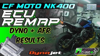 HOW WE TUNE CF MOTO NK400 BOSCH MSE60 ECU [upl. by Quarta]