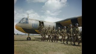 Flying to Arnhem HD The Airspeed AS51 Horsa British troopcarrying glider World War II [upl. by Aerehs]